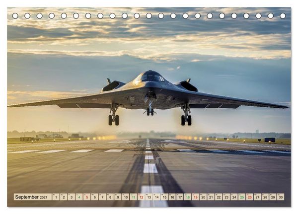 Produktbild: B2 Spirit - Bomber (Tischkalender 2027 DIN A5 quer), CALVENDO Monatskalender