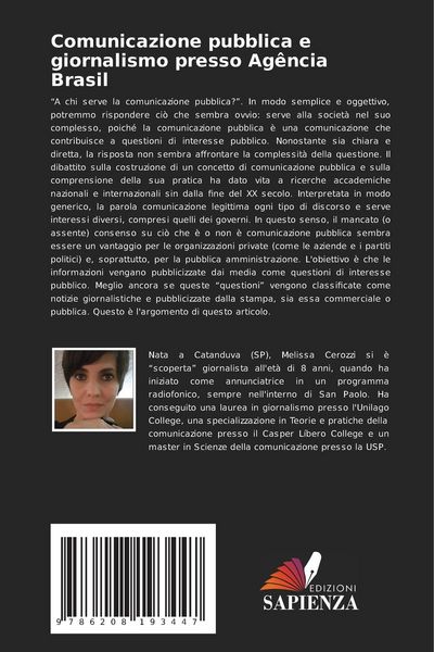 Produktbild: Comunicazione pubblica e giornalismo presso Ag&ecirc;ncia Brasil