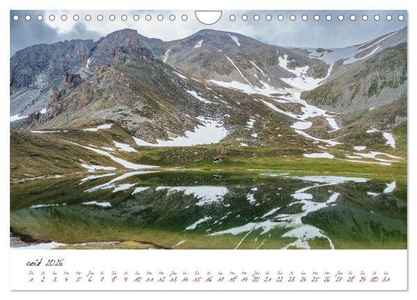 Produktbild: Le col de l'Izoard sur la route des Grandes Alpes (Calendrier mural 2026 DIN A4 vertical), CALVENDO calendrier mensuel