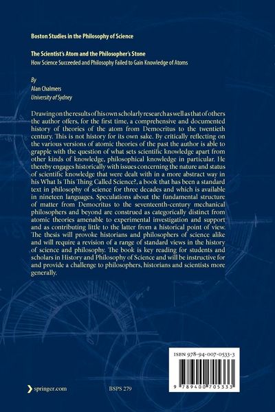 Produktbild: The Scientist's Atom and the Philosopher's Stone