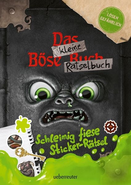 Das kleine Böse Rätselbuch – Schleimig fiese Sticker-Rätsel (Das kleine Böse Buch), Taschenbuch von Magnus Myst,Ute Löwenberg, Ueberreuter Verlag,
