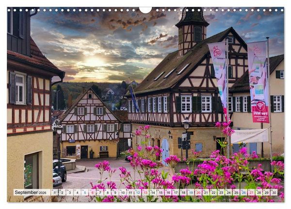 Produktbild: Rund um T&uuml;bingen und Sch&ouml;nbuch (Wandkalender 2026 DIN A3 quer), CALVENDO Monatskalender