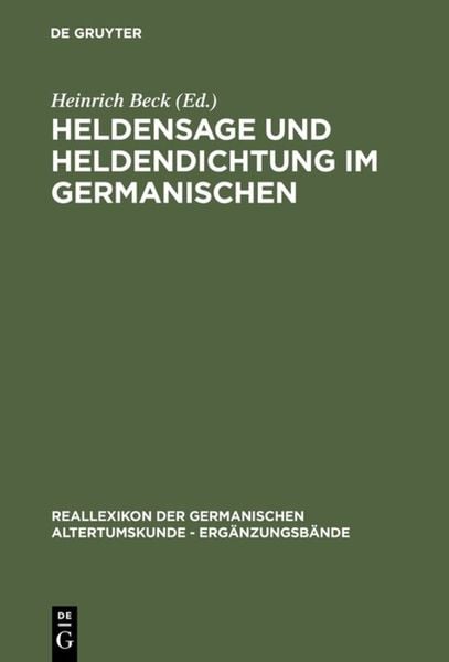 Produktbild: Heldensage und Heldendichtung im Germanischen