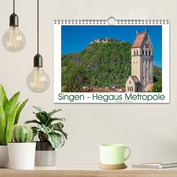 Produktbild: Singen - Hegaus Metropole (Wandkalender 2026 DIN A4 quer), CALVENDO Monatskalender
