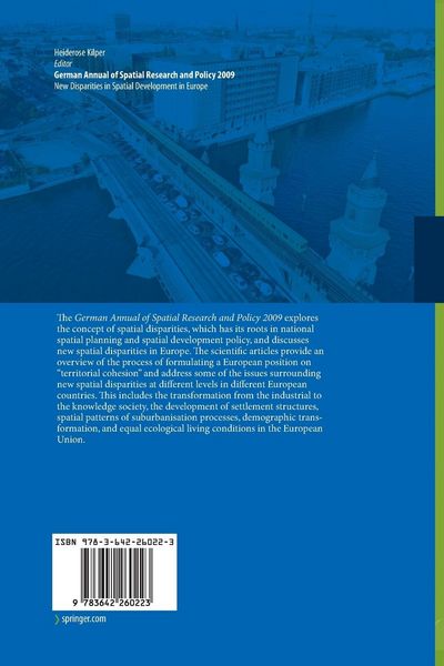 Produktbild: German Annual of Spatial Research and Policy 2009