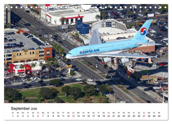 Produktbild: From Above - Die etwas andere Perspektive auf Flugzeuge (Wandkalender 2026 DIN A4 quer), CALVENDO Monatskalender