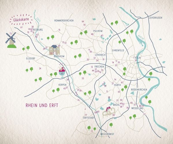 Produktbild: Gl&uuml;cksorte an Rhein und Erft