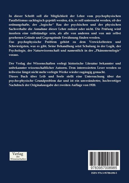 Produktbild: Leib und Seele