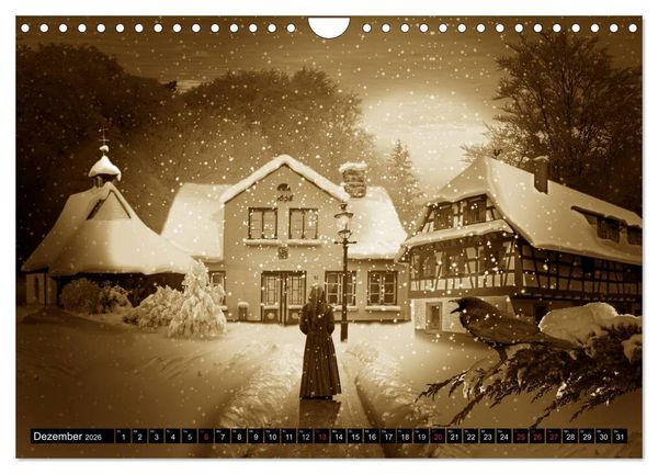 Produktbild: Nostalgie in Sepia (Wandkalender 2026 DIN A4 quer), CALVENDO Monatskalender