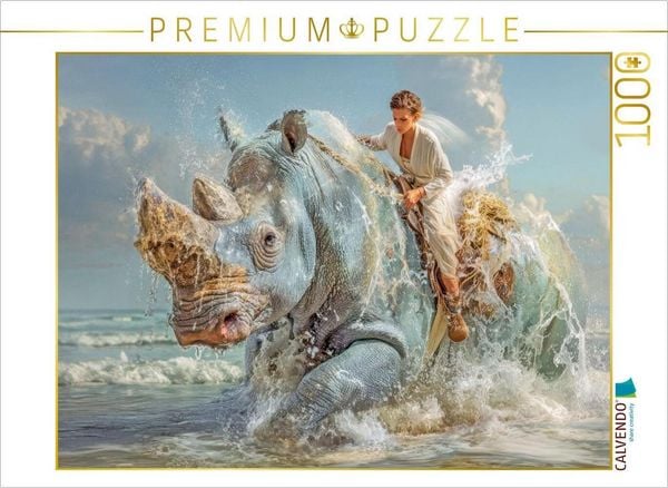 CALVENDO Puzzle Wilde Reiter | 1000 Teile Lege-Größe 64 × 48 cm Foto-Puzzle für glückliche Stunden