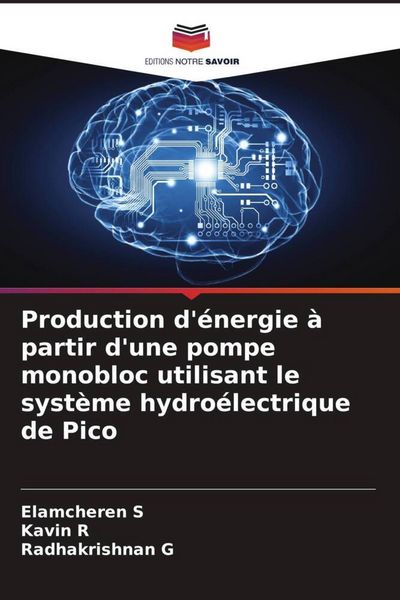 Produktbild: Production d'&eacute;nergie &agrave; partir d'une pompe monobloc utilisant le syst&egrave;me hydro&eacute;lectrique de Pico