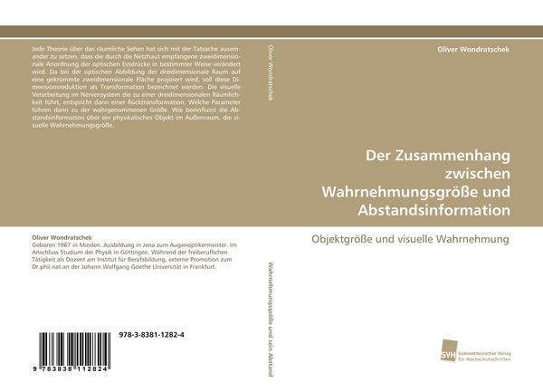 Der Zusammenhang zwischen Wahrnehmungsgröße und Abstandsinformation