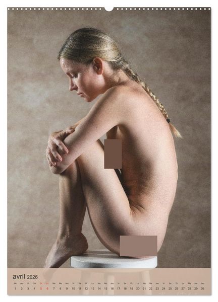 Produktbild: L'art du nu (Calendrier mural 2026 DIN A2 horizontal), CALVENDO calendrier mensuel