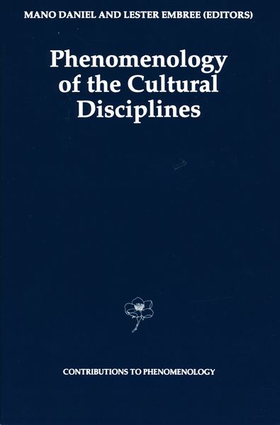 Produktbild: Phenomenology of the Cultural Disciplines