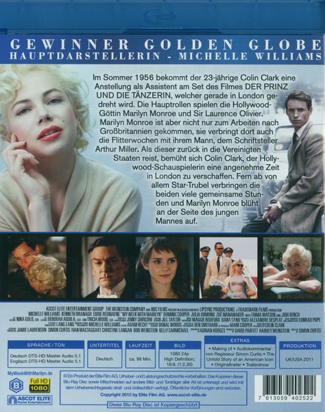 Produktbild: My Week with Marilyn