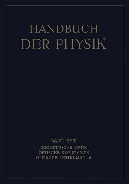 Produktbild: Geometrische Optik. Optische Konstante. Optische Instrumente