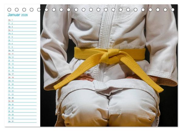 Produktbild: Kampfsport (Tischkalender 2026 DIN A5 quer), CALVENDO Monatskalender