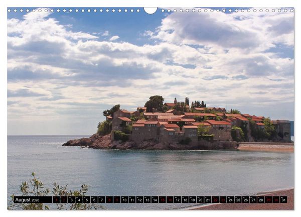 Produktbild: Unterwegs in Montenegro (Wandkalender 2026 DIN A3 quer), CALVENDO Monatskalender