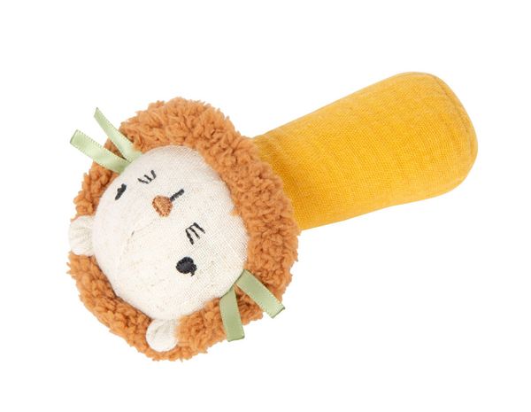 Produktbild: Babyspielzeug kleine Rassel & Stoffgreifling "Little Lion