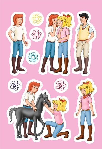 Produktbild: Bibi & Tina: Superstarker Sticker- und Malblock f&uuml;r Pferdefans