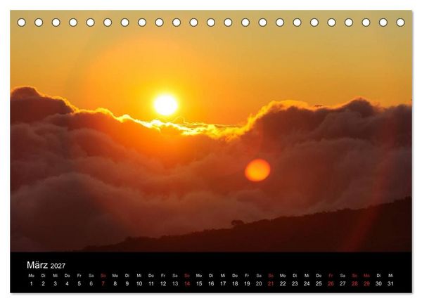 Produktbild: Hawaii - Oahu - Maui (Tischkalender 2027 DIN A5 quer), CALVENDO Monatskalender