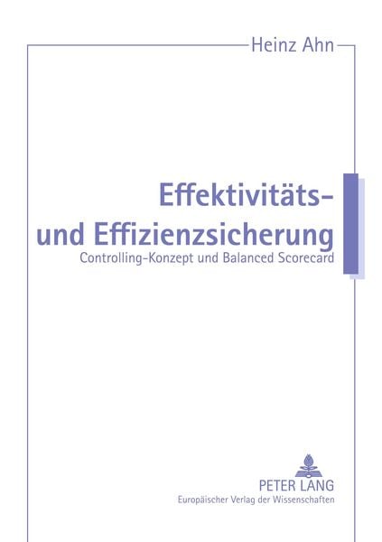 Produktbild: Effektivit&auml;ts- und Effizienzsicherung