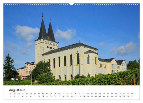 Produktbild: Rheingau - Land des Weines und der Bauwerks (hochwertiger Premium Wandkalender 2026 DIN A2 quer), Kunstdruck in Hochglanz