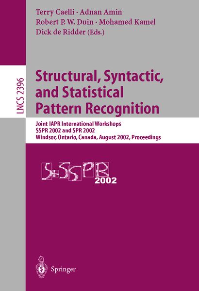 Produktbild: Structural, Syntactic, and Statistical Pattern Recognition