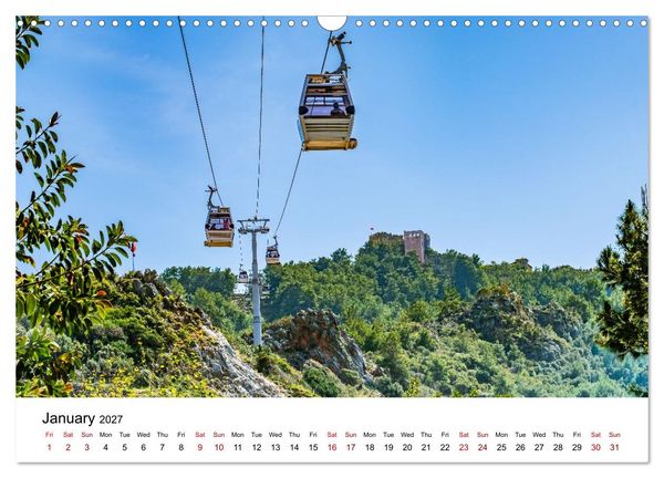 Produktbild: TURKISH RIVIERA Ancient echoes and azure coasts (Wall Calendar 2027 DIN A3 landscape), CALVENDO 12 Month Wall Calendar