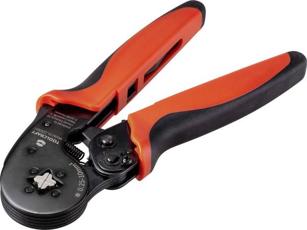 Produktbild: TOOLCRAFT TO-6851883 Crimpzange Aderendh&uuml;lsen 0.25 bis 10mm&sup2;