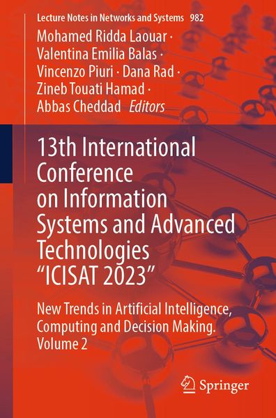 Produktbild: 13th International Conference on Information Systems and Advanced Technologies "ICISAT 2023"