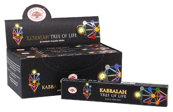 Produktbild: R&auml;ucherst&auml;bchen Green Tree "Kaballah Tree of Life" 15gr.