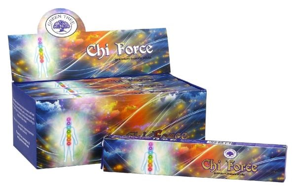 Produktbild: R&auml;ucherst&auml;bchen Green Tree "Chi Force" 15gr.