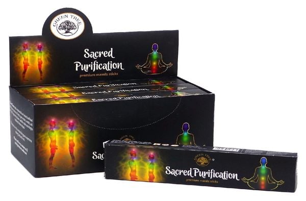Räucherstäbchen Green Tree ""Sacred Purification"" 15gr.