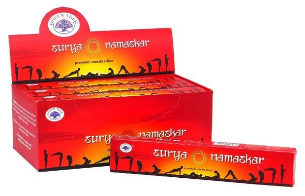 Produktbild: R&auml;ucherst&auml;bchen Green Tree "Surya Namaskar" 15gr.