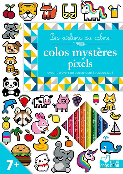 Produktbild: Colos pixels : avec crayons de couleur