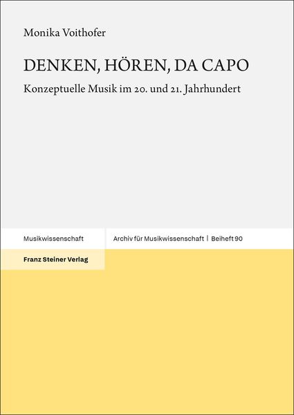 Produktbild: Denken, H&ouml;ren, Da Capo