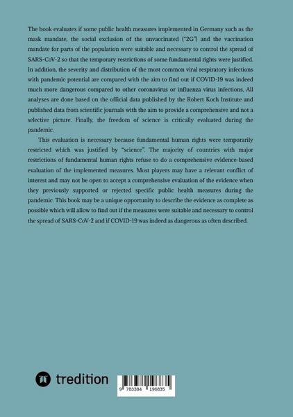 Produktbild: Evidence-based pandemic management assessment