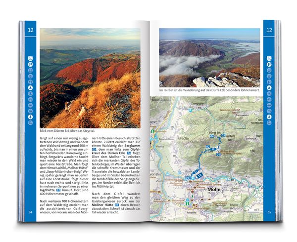Produktbild: KOMPASS Wanderf&uuml;hrer Nationalpark Kalkalpen - Pyhrn-Priel, Enns- und Steyrtal, 56 Touren mit Extra-Tourenkarte