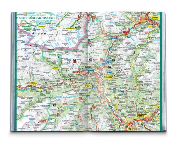 Produktbild: KOMPASS Wanderf&uuml;hrer Meran und Umgebung, Passeiertal, Texelgruppe, Ultental, 60 Touren mit Extra-Tourenkarte