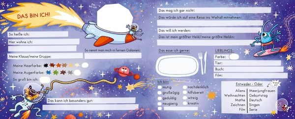 Produktbild: Weltraumstarke Freunde &ndash; Das Freundebuch