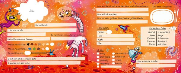 Produktbild: Weltraumstarke Freunde &ndash; Das Freundebuch