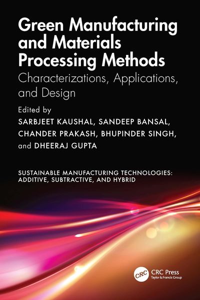 Produktbild: Green Manufacturing and Materials Processing Methods