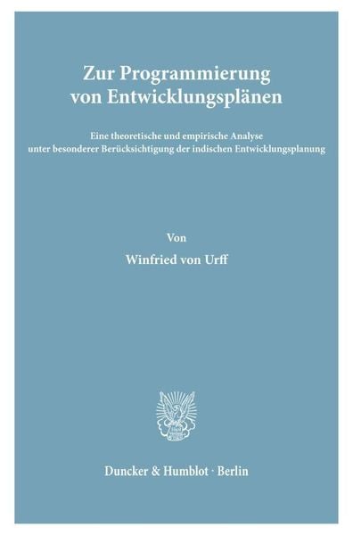 Produktbild: Zur Programmierung von Entwicklungspl&auml;nen.