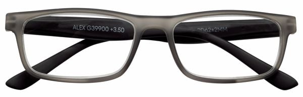 Lesebrille ALEX, anthrazit, +2.50 dpt