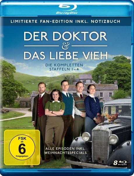 Der Doktor und das liebe Vieh - Die kompletten Staffeln 1-4 LTD. - Die limitierte Fan-Edition inkl. Notizbuch [8 BRs]