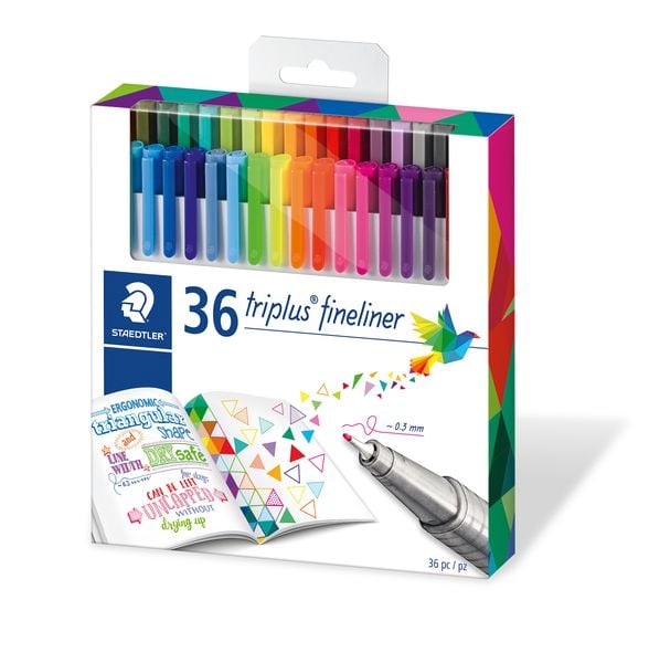 STAEDTLER Fineliner triplus 36er Set