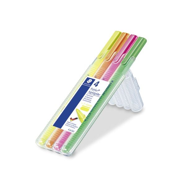 STAEDTLER Textmarker triplus highlighter NEON 4er Set