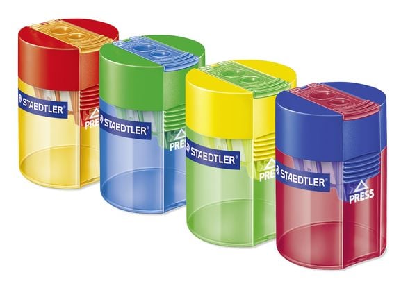 Produktbild: STAEDTLER Schreib- und Zeichbedarf Doppelspitzdose farbig sortiert, 1 St&uuml;ck