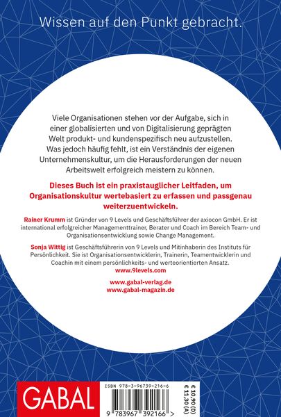 Produktbild: 30 Minuten Organisationskultur